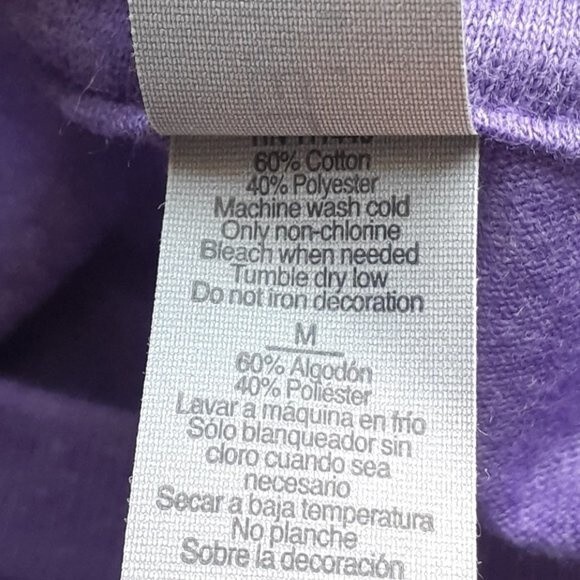 Unisex Next Level Apaprel Purple Tee Act With Integrity Size Medium NWOT - Picture 9 of 10